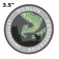 thumbnail image 2 of Wildlife Conservation Enthusiast 3.5 Inch Iron Or Sew On Embroidered Fabric Badge Patch Seek Adventure, National Park Iconic Series, 2 of 2