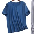 thumbnail image 4 of StSilkitty Men's 2 Piece Outfits Short Sleeve Crewneck Athletic T Shirts and Pants Sets Lightweight Comfy Loungewear Set, 4 of 5