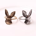 thumbnail image 2 of CIMAXIC thanksgiving 6pcs Napkin Rings Thanksgiving Party Napkin Holders Metal Rabbit Serviette Rings,1.81"X1.65"X1.57", 2 of 5