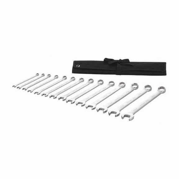 Westward Combination Wrench Set,14 Pieces,12 Pts 54DG03