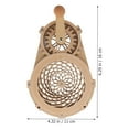 thumbnail image 4 of OULII Toy Kaleidoscope Wooden Round Design for Vision Development 1Set, 4 of 4