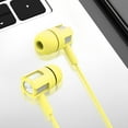 thumbnail image 2 of LBECLEY Hyper Quad X Earphones in Ear Headphones with Microphone 3.5Mm Wired Earbuds for Ios and Android Smartphones Laptops Mp3 Gaming Walkman Stereo Headphones with Microphone for Phone Yellow, 2 of 9