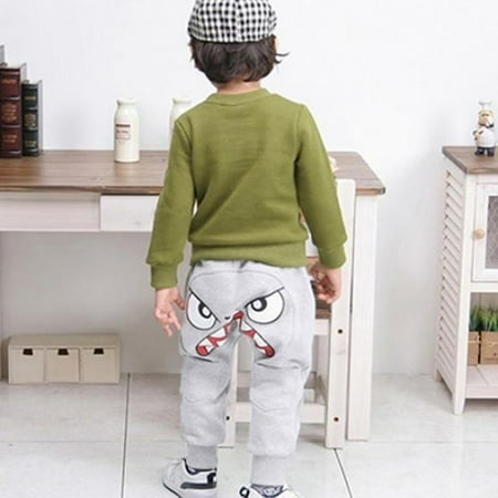 

baby children kids boys girls cartoon bird tongue harem pants trousers pants