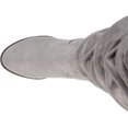 Women's Journee Collection Aneil Knee High Slouch Boot Grey Faux Suede