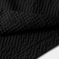thumbnail image 5 of SeCaotees Oversized Short Sleeve Polo Shirts for Men Turn‑Down Collar Button Placket Relaxed Fit Lightweight Knit Streetwear Tops Black,L, 5 of 9