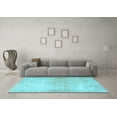 thumbnail image 3 of Ahgly Company Indoor Rectangle Persian Light Blue Traditional Area Rugs, 7' x 9', 3 of 4