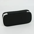 thumbnail image 2 of Large Capacity 3-Ring Pencil Case with Transparent Compartment, Binder-Compatible Stationery Organizer for Office Supplies(Black), 2 of 3