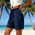 thumbnail image 6 of ByworldtasicNo Boundaries Women's Hiking Shorts Lightweight Cargo Shorts for Outdoor Athletic Travel with Pockets, 6 of 6