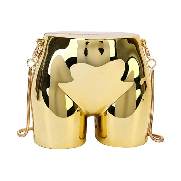 Mini bolso bandolera brillante, bolso de noche con correa, bolso de viaje para citas Oro