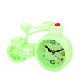 thumbnail image 1 of Reloj despertador con diseño creativo de bicicleta verde para niños y estudiantes, 1 of 1