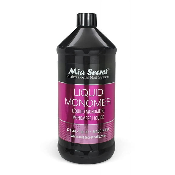 Mia Secret 32 oz / 960ml LIQUID MONOMER PROFESSIONAL ACRYLIC NAIL SYSTEM,32oz