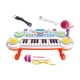thumbnail image 1 of Juguete de teclado de piano con micrófono, instrumento musical, juguetes educativos tempranos para blanco, 1 of 9