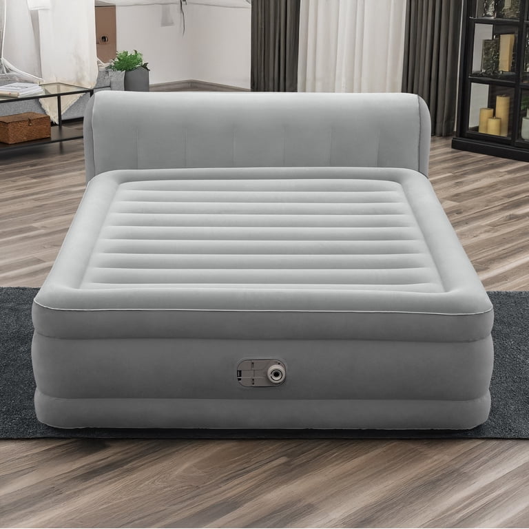 Bestway Everyday Use Queen Air Mattress with Headboard and Built