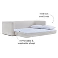 thumbnail image 4 of TOV Furniture Ryan Cream Upcycled Linen Sofa Bed, 4 of 9