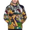 thumbnail image 5 of Lsque Scooby-Doo Pattern Casual Men's Hoodie,Hooded Sweatshirt with Kangaroo Pocket,Pullover Hoodie-Small, 5 of 8