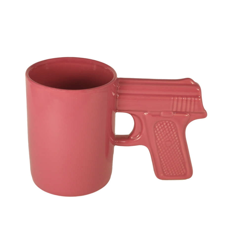 Gun Mug Pistol 16.9 Oz. Pink