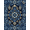 Blue, Pattern 10, variant on ODIKA 4'x6' Machine Washable Non-Slip Area Rug, Chinoiserie Navy Blue High Traffic Rug, Blue, 1251516