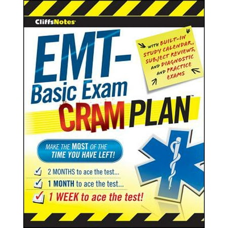 Cliffsnotes Emt Basic Exam Cram Plan Walmart Com