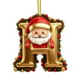 thumbnail image 1 of Rapeiae 26 Letters Christmas Tree Decoration Pendant Christmas Tree Ornaments Personalized Christmas Ornaments Christmas Decoration Xmas Tree Hanging Decor, 1 of 4