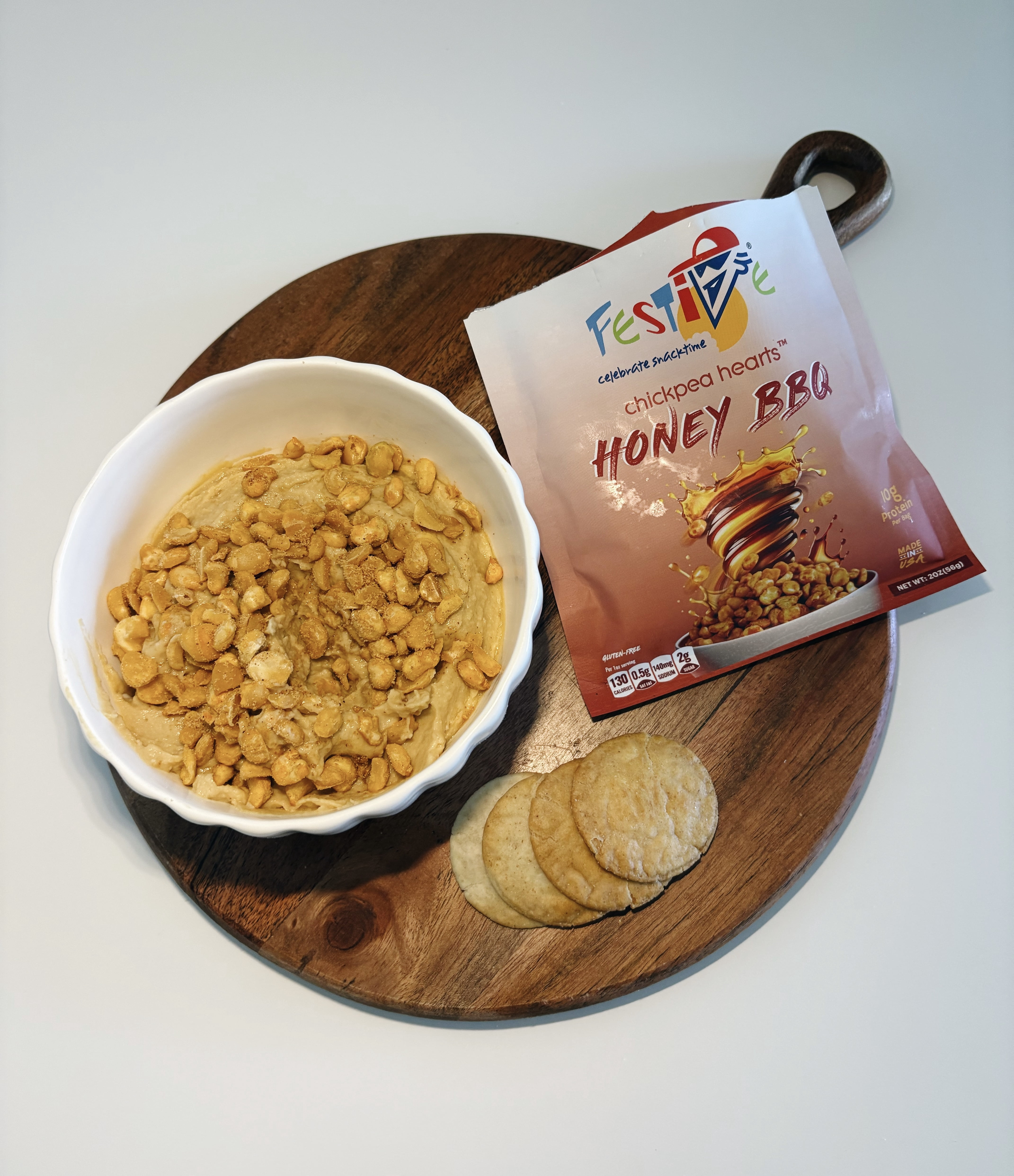 Snack Festive Roasted Chickpeas – Ultimate 12ct - High Protein Variety Snack Bag (2 Each of 6 Flavors: BBQ, Ranch, Sour Cream, Sea Salt, Spicy, Fiery Spicy) Nut Free, Non-GMO Vegan Soy-Free
