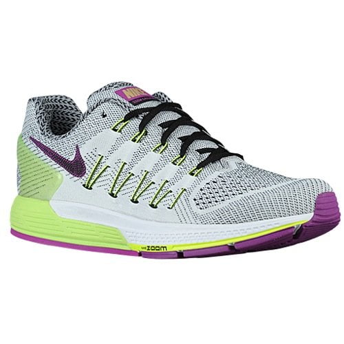 Nike Men's Zoom Running Shoe, White/Volt/Purple/Black, 12.5 D US -