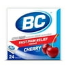 BC Powder | Fast Pain Relief | Aspirin (NSAID) & Caffeine | Cherry | 24 Count