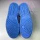 thumbnail image 5 of Ni - ke Ni - ke Air Jordan 1 Mid White Black University Blue Shoes Men's Size 11.5, 5 of 5