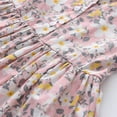 thumbnail image 4 of B91xZ Robe Décontractée en Coton pour Fillette, Printemps Été, Manches Longues, Col Ras du Cou, Robe en Tricot 2-9 Ans, Rose 5-6 Ans, 4 of 5