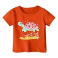 thumbnail image 3 of WOYY Big Girls Cute Graphic Tee Cartoon Print Short Sleeve T-Shirt, Sizes 1-13, 3 of 3