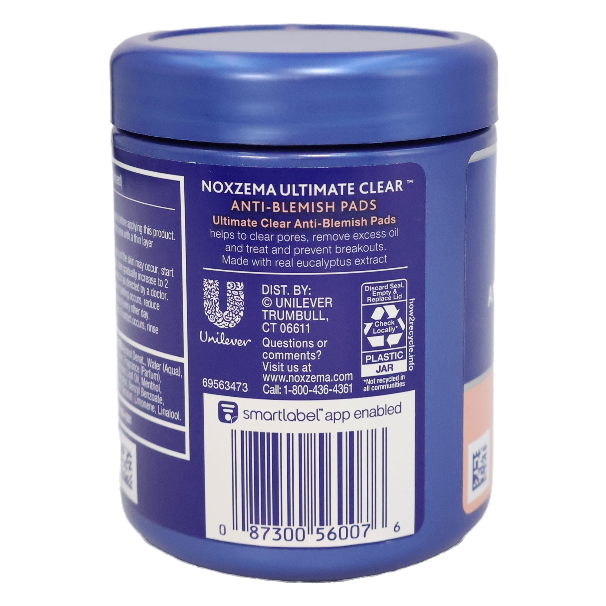 Noxzema Ultimate Clear Anti Blemish 90 Pads, Pack of 3
