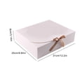 thumbnail image 4 of 5pcs Gift Boxes Birthday Paper Favor Cases Party Anniversary Gift Packing Boxes with Ribbon, White, Large, 4 of 8