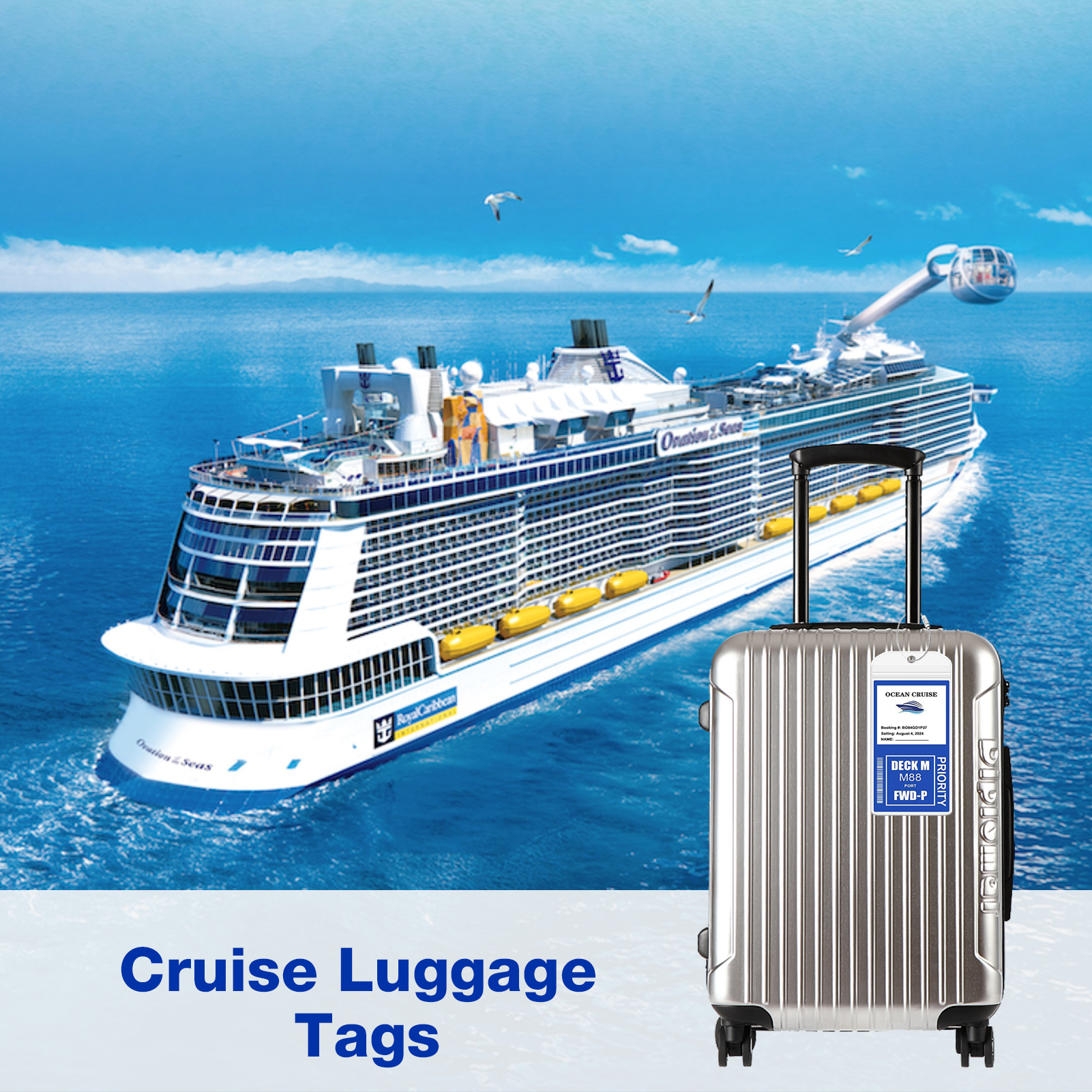 Prdigy 12-Piece Cruise Luggage Tag and ID Holder Set photo 8