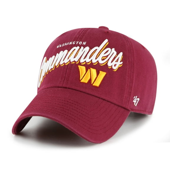 Women's '47  Burgundy Washington Commanders Ariana Clean Up Adjustable Hat