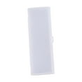 thumbnail image 2 of Loyerfyivos Plastic Pencil Box Cute Pen Box Organizer Plastic Storage Box with Compact Size for Pencils, Erasers, Paper Clips and Other Small Stationery Supplies, White, 2 of 8