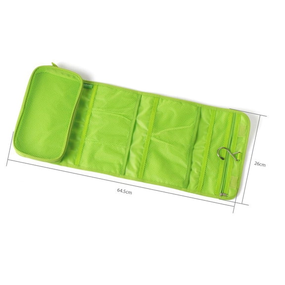 WHAMVOX 1Pcs Travel Toiletries Bag 10.2X6.5X0.4In Hanging Organizer For Women Girls