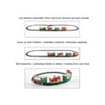 thumbnail image 5 of Christmas Electric Train Set Safe Realistic Railway Train Battery-Powered Santa Claus Train Toys Ornaments for Kids Gift, 5 of 11