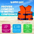 thumbnail image 4 of TRC Recreation Super Soft Child Life Jacket Vest, X Small, Sunset Orange, 4 of 9