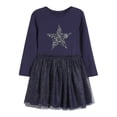 thumbnail image 1 of AAMILIFE Little Maven Robe Décontractée pour Bébés Filles Automne Rose Jolies Robes à Motif pour Enfants Mignonne et Confortable Vêtements pour Enfants 2-7 Ans, 1 of 2