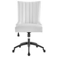 thumbnail image 4 of Modway Empower Channel Tufted Vegan Leather Office Chair in Black White, 4 of 7