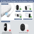 thumbnail image 3 of Cargador Solar YuBeLin para Arlo Pro 5S/Pro 4/Pro 3, 3 of 7