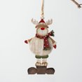 thumbnail image 5 of Gibobby Adornos navideños Retro Navidad pintado de Colgante Árbol de Navidad Adornos Arreglo de escena(B), 5 of 5