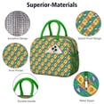 thumbnail image 4 of Womens Colorful Checkered Dinosaurs Pattern Lunch Box for Work,Insulated Lunch Bag for Women,Loncheras Para Mujer,Leakproof Adult Lunch Bag for Work,Beach,Travel,Picnic,Camping, 4 of 7