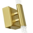 thumbnail image 4 of CWI Lighting Greta Integrated LED Brass Vanity Light, 4 of 6