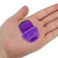 thumbnail image 4 of G1/2" Outer Hex Male Thread PPR Pipe Fitting End Cap, Tubing Stopper for Preventing Leakage, Purple 20Pcs, 4 of 4