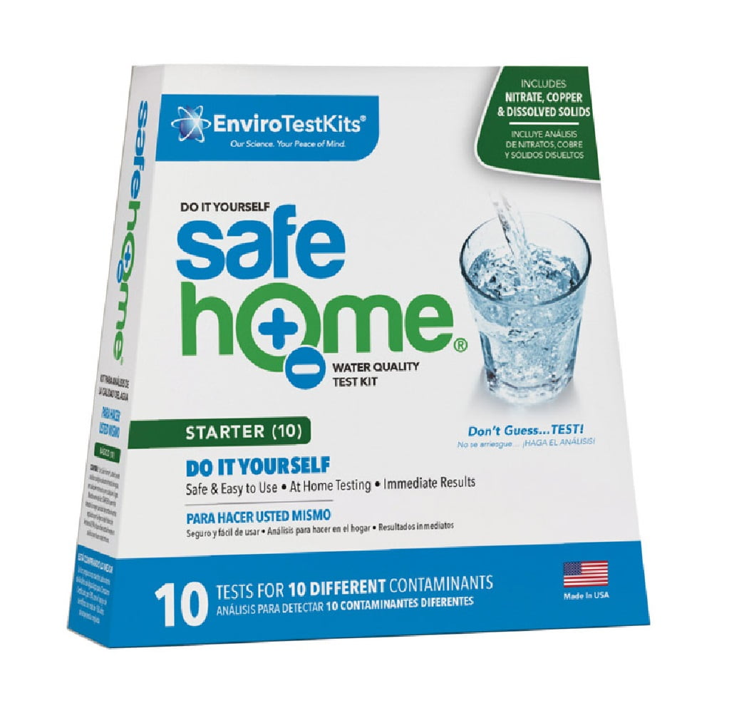 Enviro Test Kits Sh S10diy1 Safe Home Water Quality Test Kit Walmart Enviro Test Kits Sh S10diy1 Safe Home Water Quality Test Kit Walmart