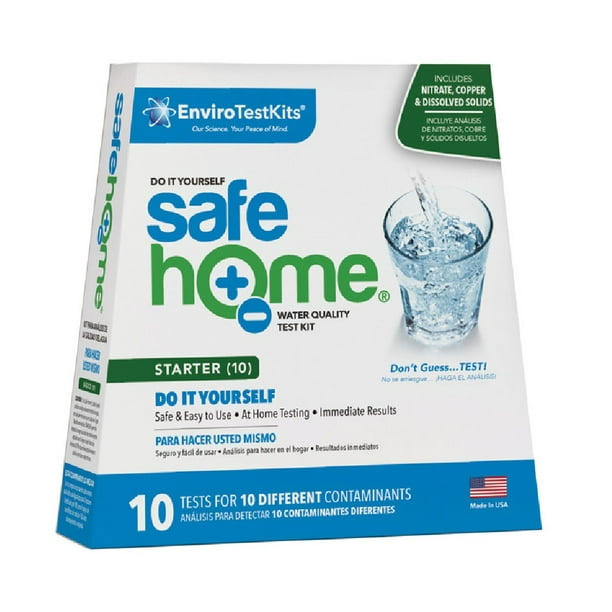 Enviro Test Kits SHS10DIY1 Safe Home Water Quality Test Kit Walmart