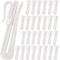thumbnail image 1 of White - 20pcs Curtain Clips Curtain Hooks Adjustable Curtain Clips For Curtain Accessories, 1 of 5