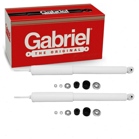 2 pc Gabriel G63909 Ultra Shock Absorbers for Spring Strut Steering Suspension Shocks Struts Fits select: 1998-2004 NISSAN FRONTIER, 1995-1997 NISSAN TRUCK