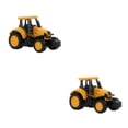 thumbnail image 2 of Vogacara Mini vehículo de construcción de aleación de plástico, modelo de camión de coche de ingeniería, juguete clásico para niños amarillo y negro 4*7*4cm 2piezas Vogacara CBP059570, 2 of 5
