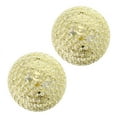thumbnail image 2 of Elegant Designs 2 Light Elipse Crystal Flush Mount Ceiling Light 2 Pack&amp;#44; Gold, 2 of 4